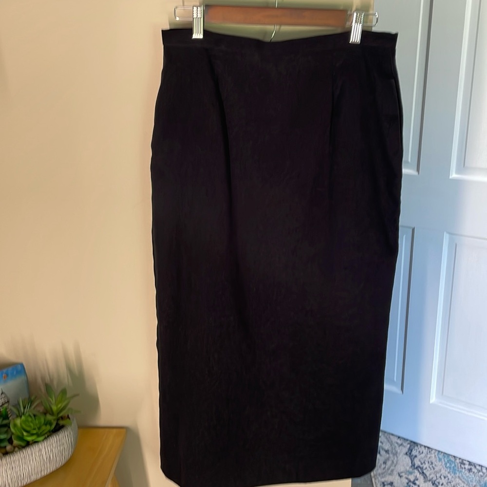 Casual Corner Annex petite ankle length black skirt - Picture 1 of 14